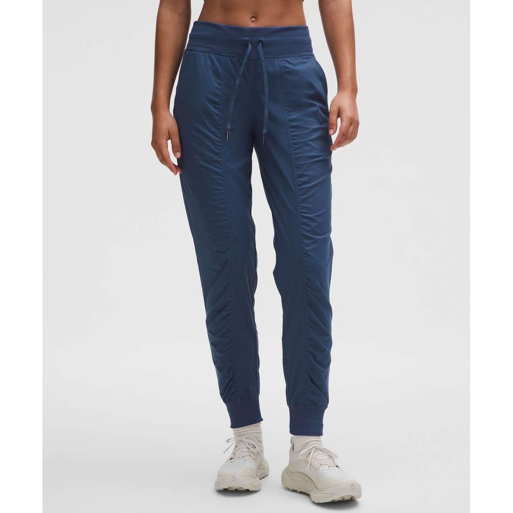 Lululemon Dance Studio Mid Rise Jogger Size 2 Blue Twill